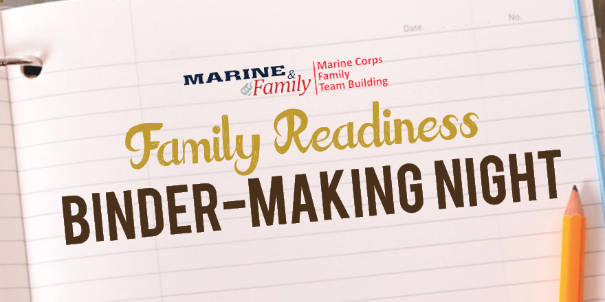 Family Readiness Binder-Making Night
