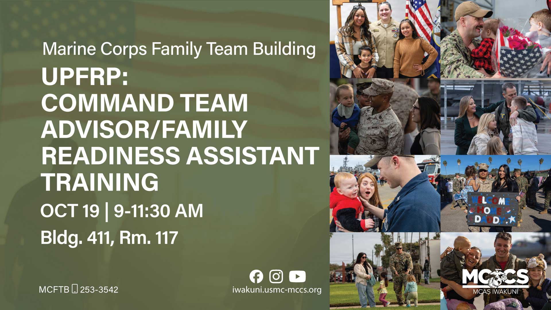Command Team Advisor/Family Readiness Assistant Training