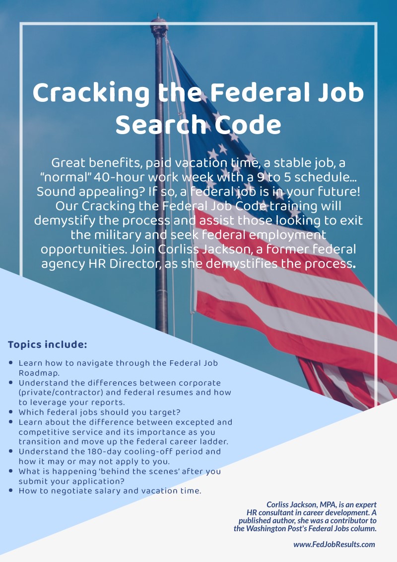 CRACKING THE FEDERAL JOB CODE SEMINAR