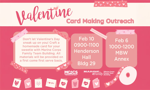 Valentine Card Making Outreach - MBW