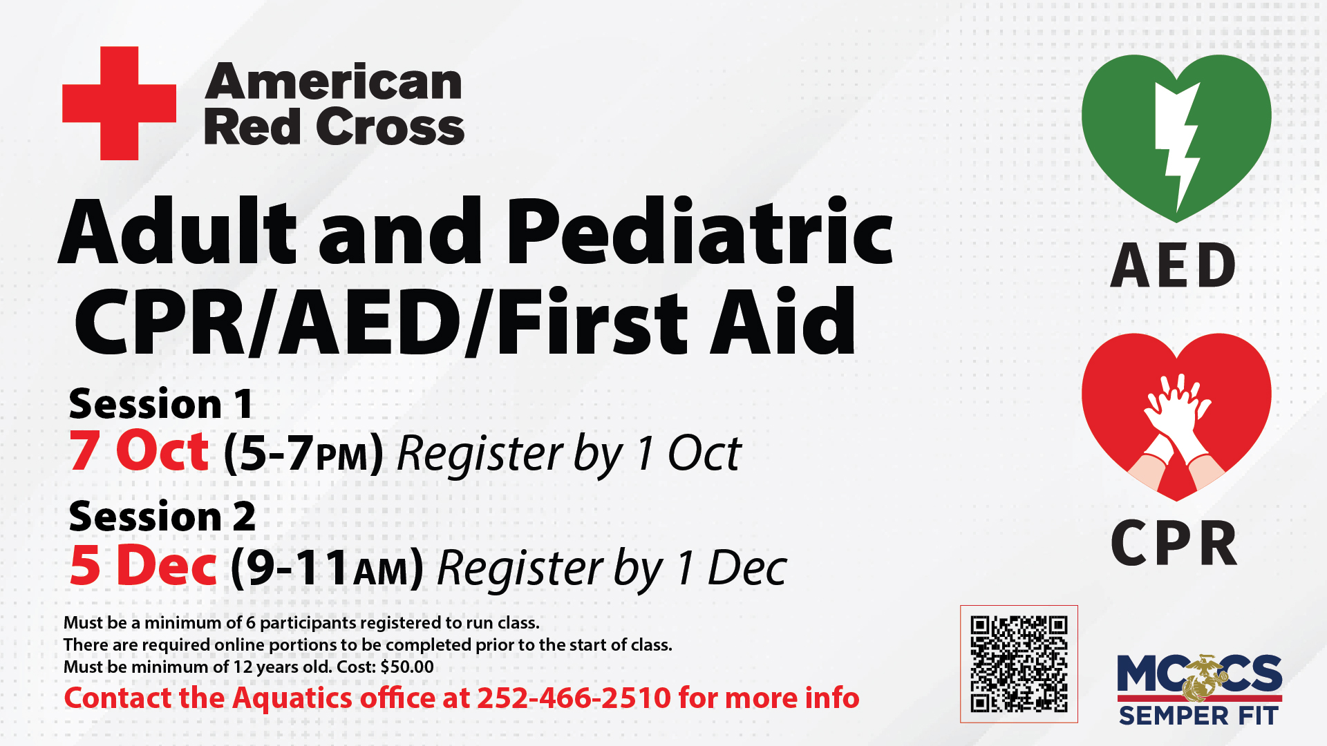 Adult and Pediatric CPR/AED/First Aid