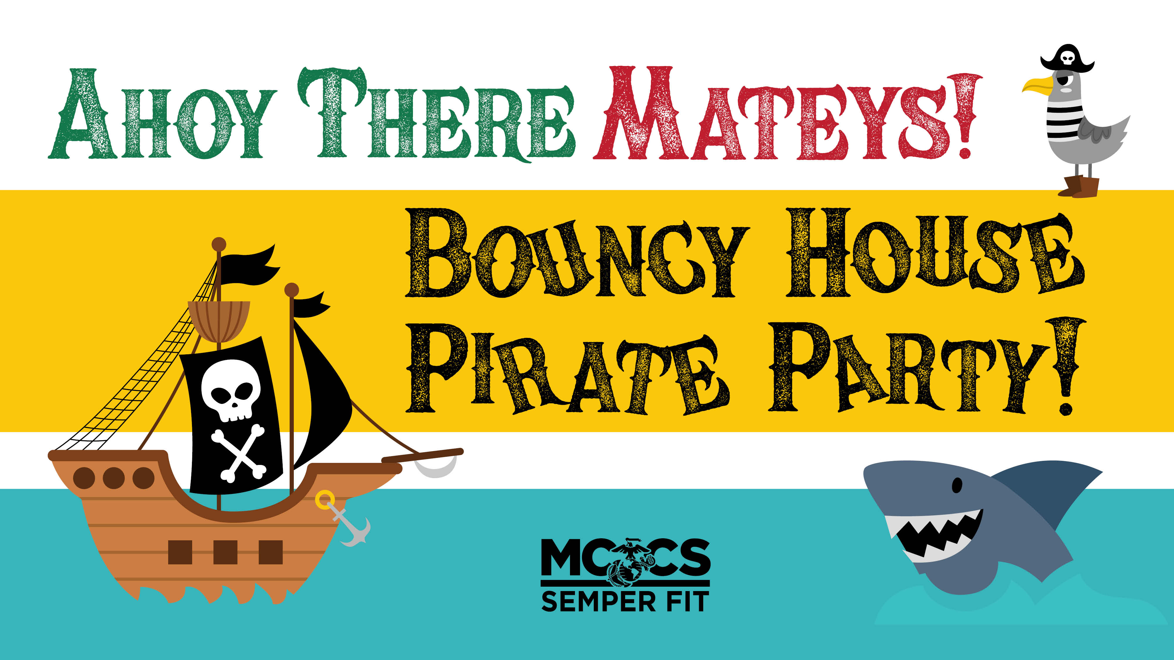 Bouncy House Pirate Party – REGISTRATION FULL