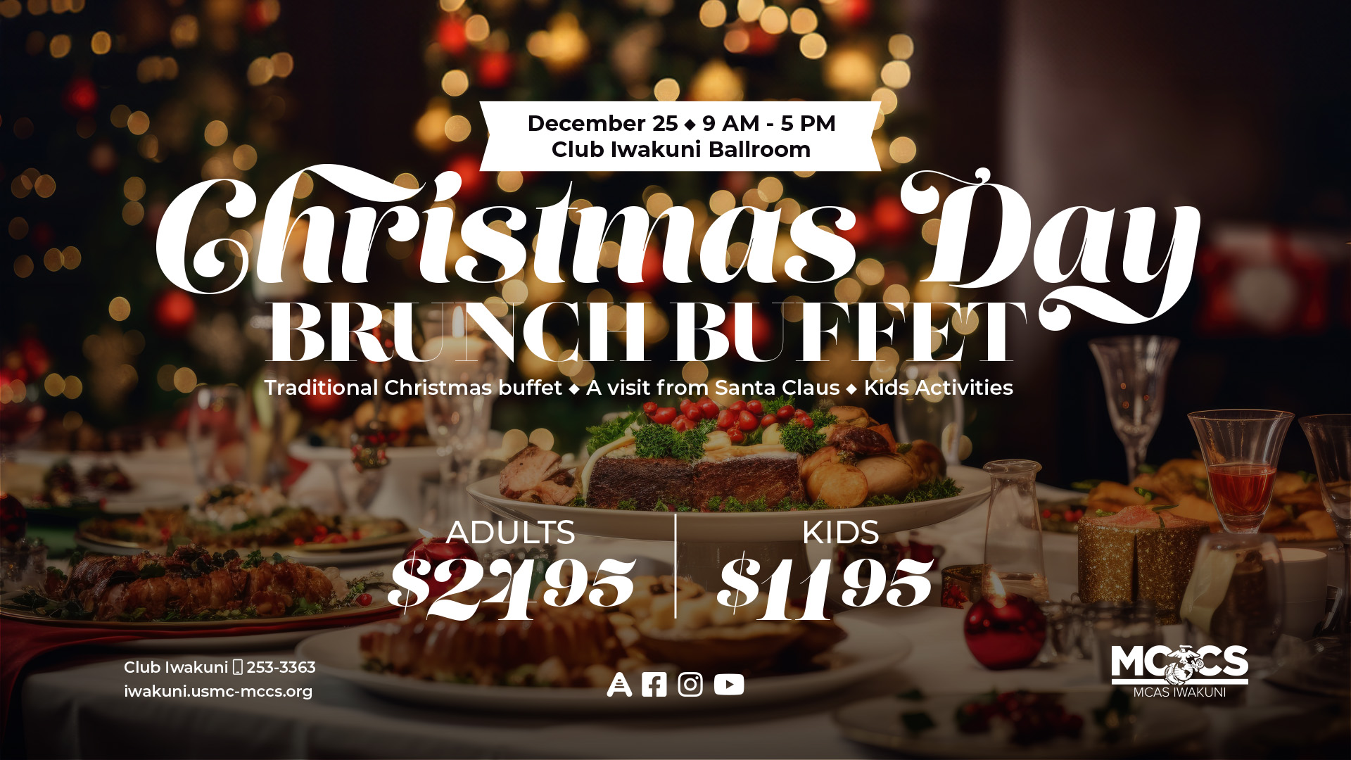 Christmas Brunch Buffet